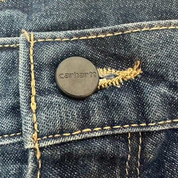 Carhartt Men's Fire-Resistant Blue Jeans NFPA 2112 Cat 2 Relaxed Fit 40X32 - Picture 10 of 11